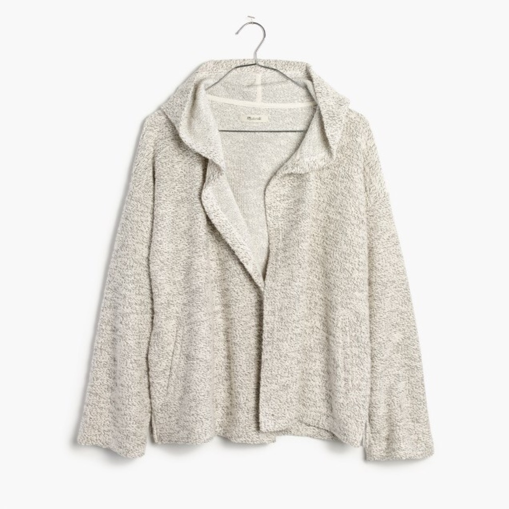 Madewell textural hooded sweater
